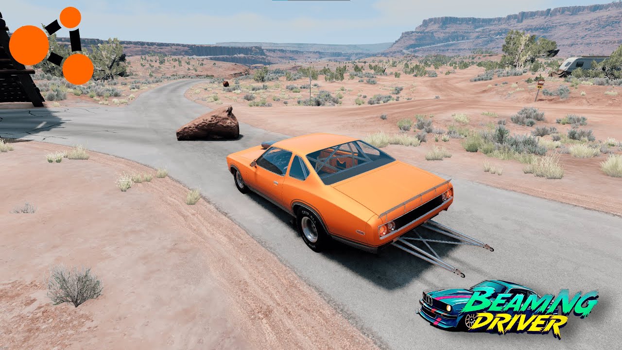 Cars VS BIG STONE 2  ӏ BeamNG.drive 🚙