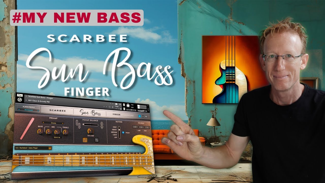 Scarbee Sun Bass - Finger | Kontakt Library for Cool Bass