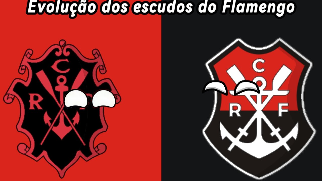 Evolução dos escudos do Flamengo