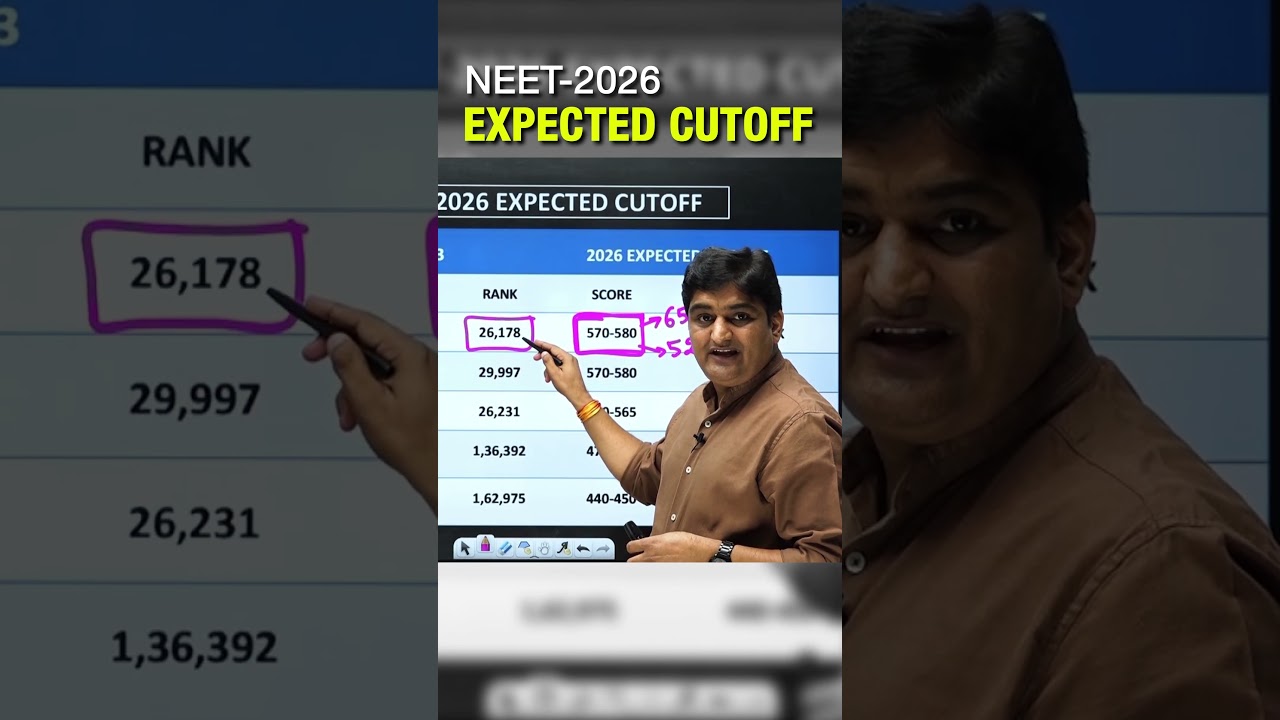 NEET 2026 Category Wise Cutoff 🔥 #shorts #neet2026