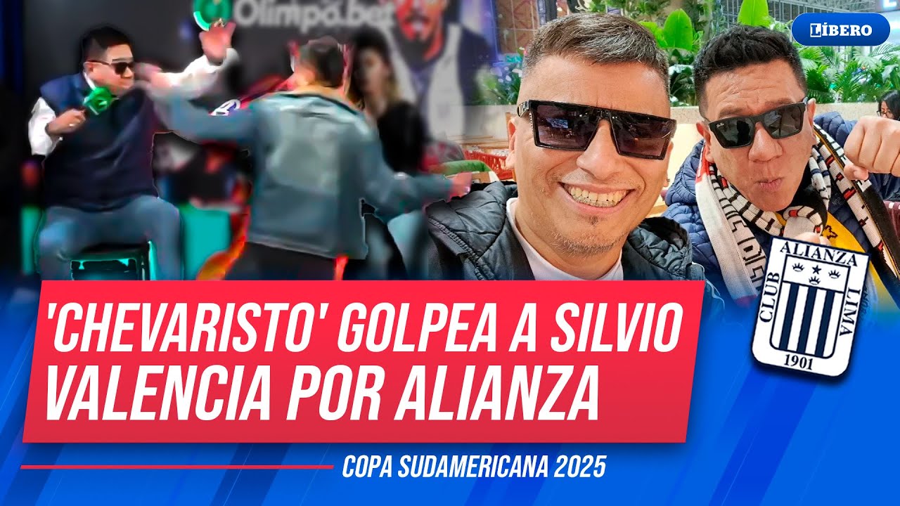 ¡Bronca! Chevaristo y Silvio Valencia se van a los golp3s en vivo y cortan programa | Líbero