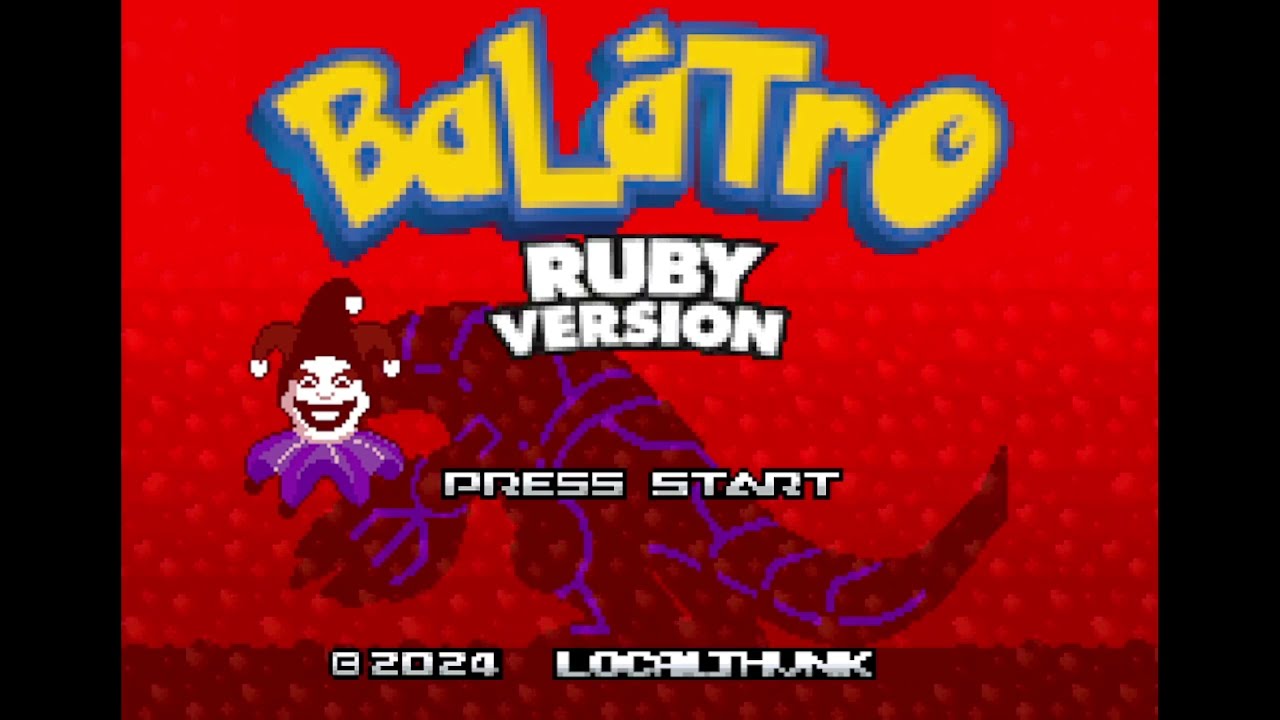 Balatro's Main Theme but it's in the Pokémon Gen 3 Soundfont