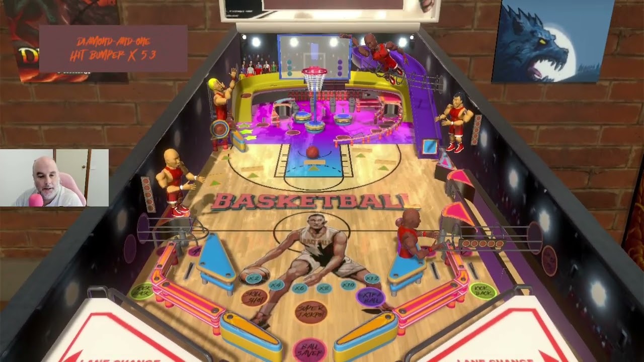 Playing Basketball Pinball on the Switch was decent way to spend a Monday morning