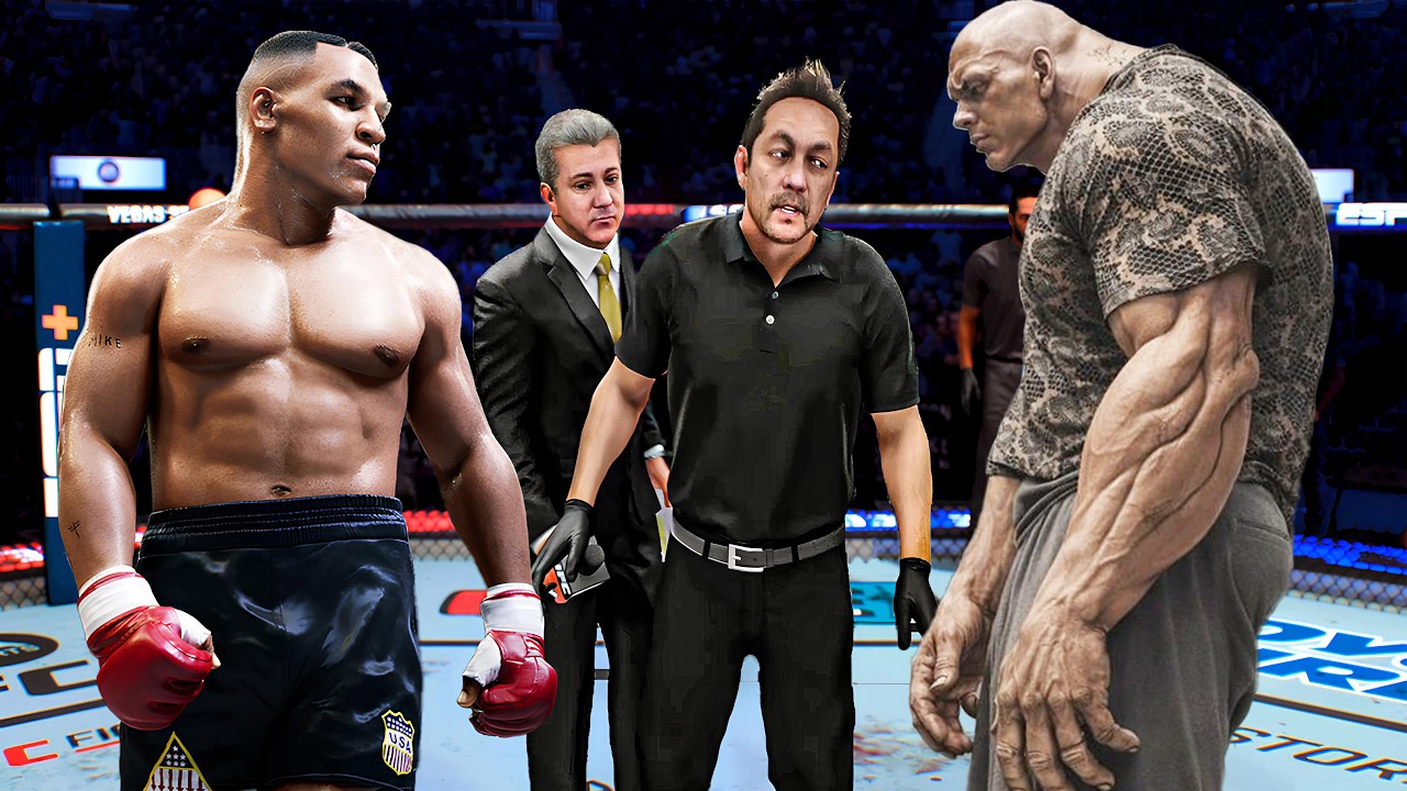 Майк Тайсон против Невероятного Супергиганта (EA Sports UFC 4)