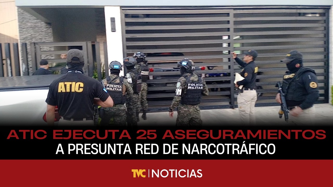 ATIC ejecuta 25 aseguramientos a presunta red de narcotráfico