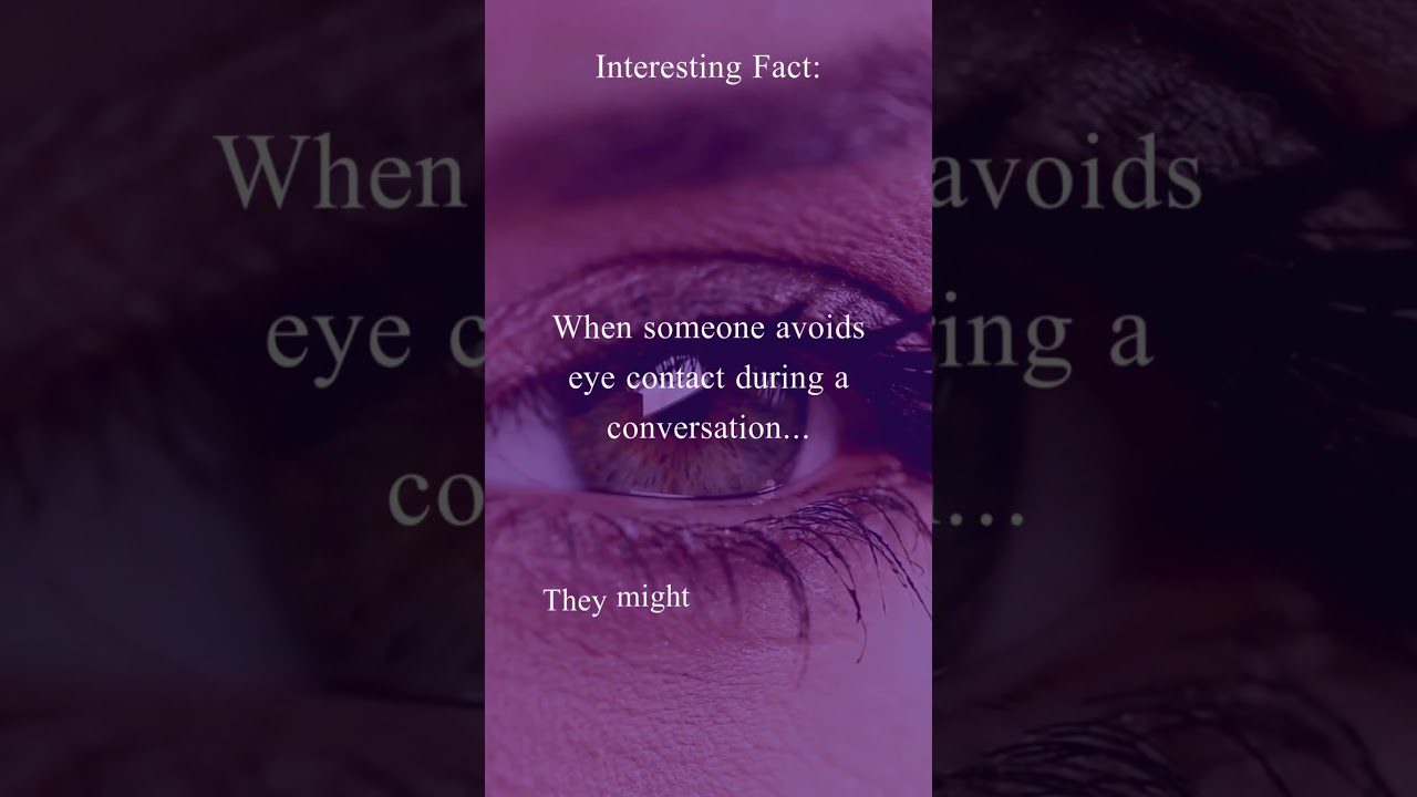 Why Do People Avoid Eye Contact? Psychology Reveals the Hidden Reasons!