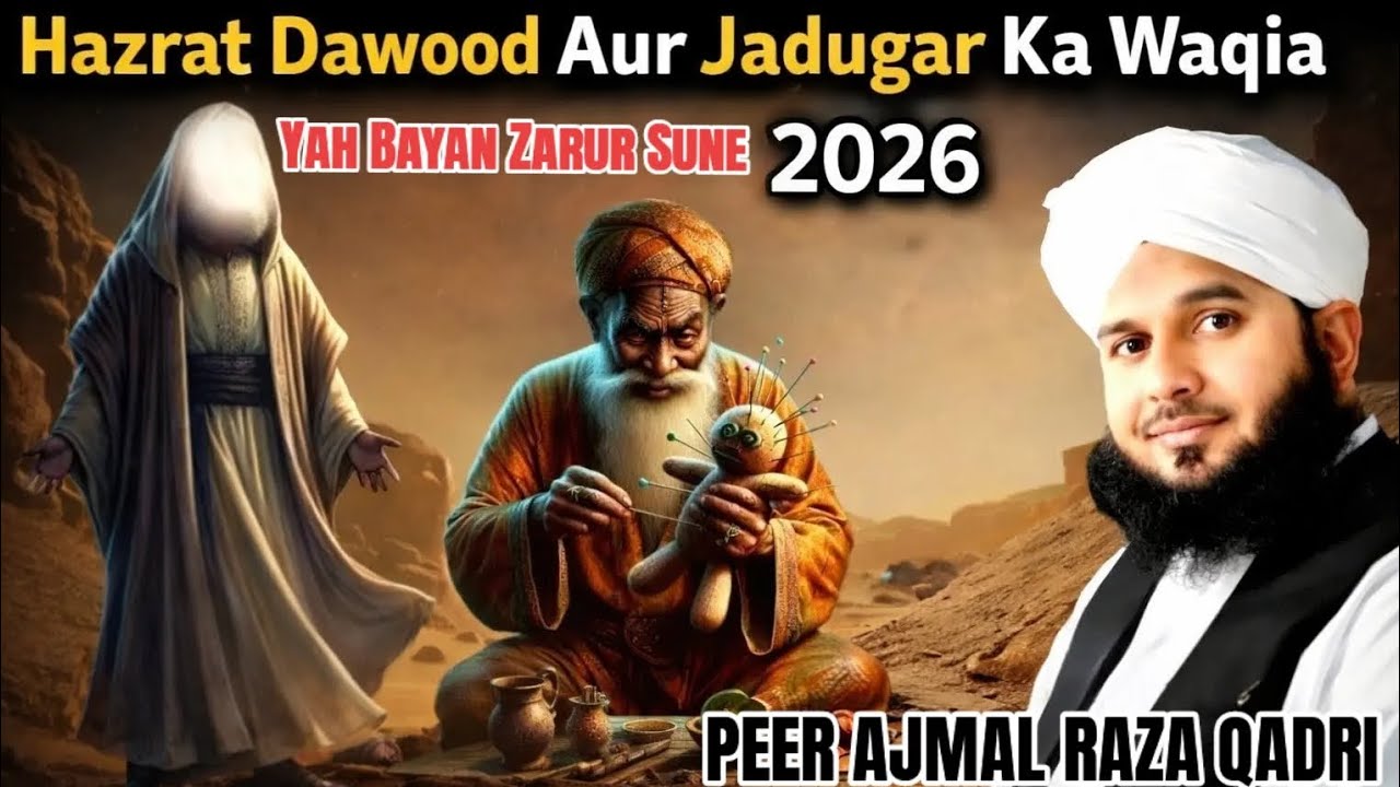Hazrat Dawood (AS) Aur Jadugar Ka Waqia | Imaan Ko Hila Dene Wala Bayan | Peer Ajmal Raza Qadri 