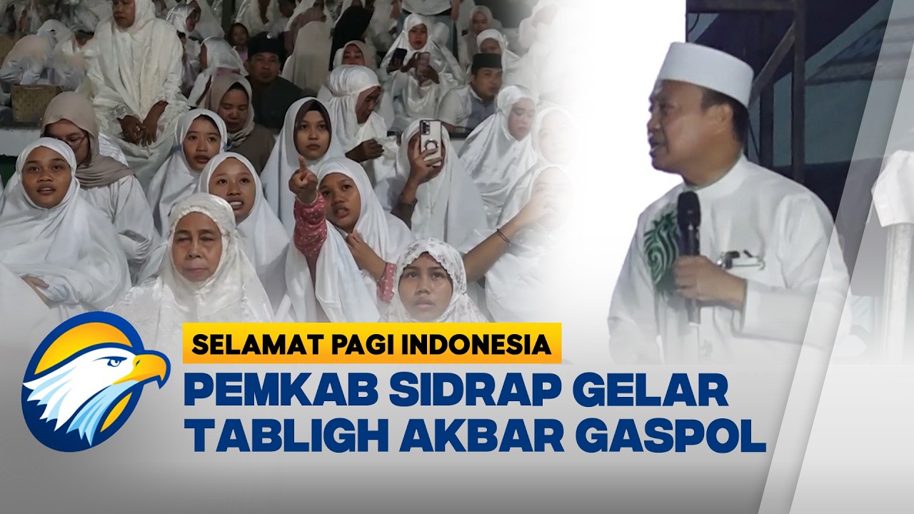 Ribuan Jamaah Padati Tabligh Akbar ‘Gaspol’ bersama Ustaz Das'ad Latif di Sidrap