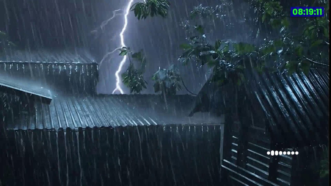 Relaxing Sounds for Sleep 😴 Thunderstorm & Rain Sounds - Nature Sounds Sleep Aid