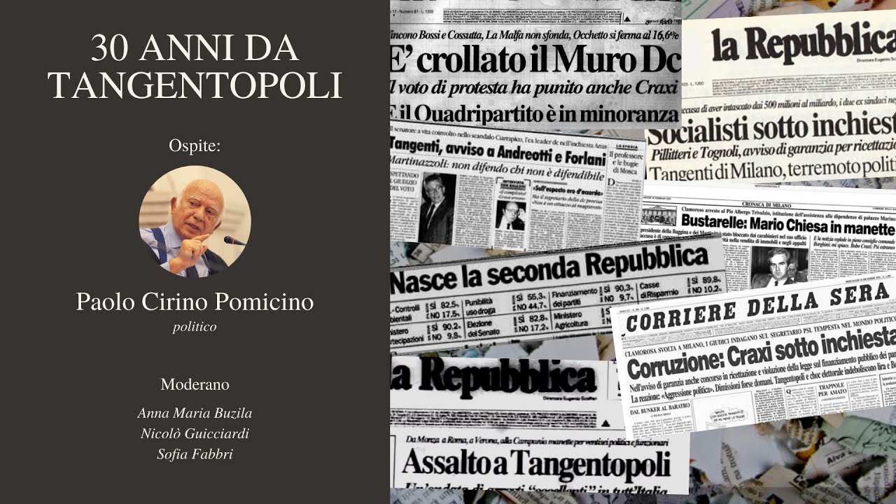 30 anni da Tangentopoli – Intervista a Paolo Cirino Pomicino