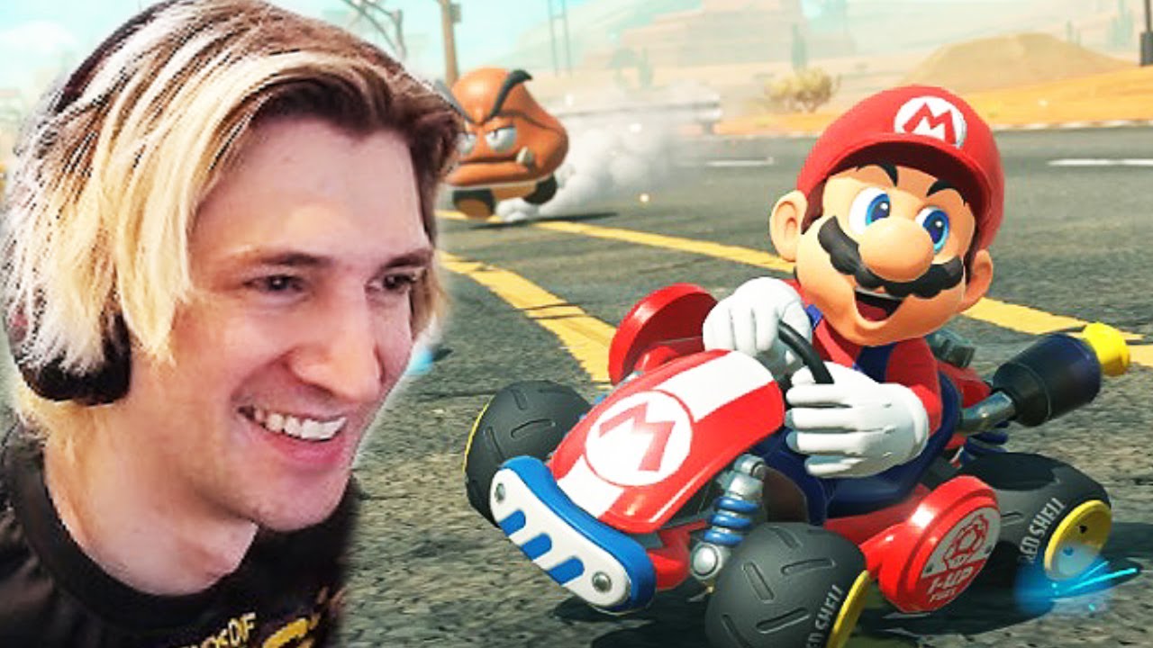 xQc Plays MARIO KART WORLD
