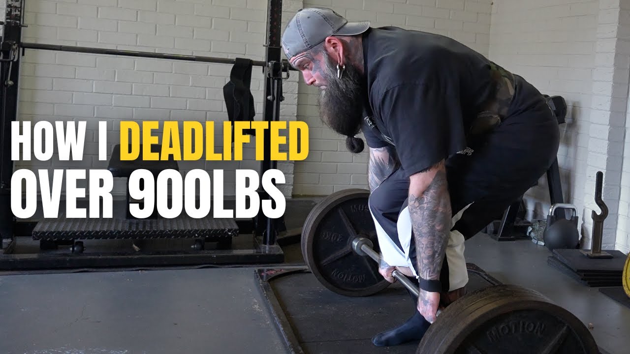 How I Deadlifted 410kg/903lb | Full Deadlift Training Session