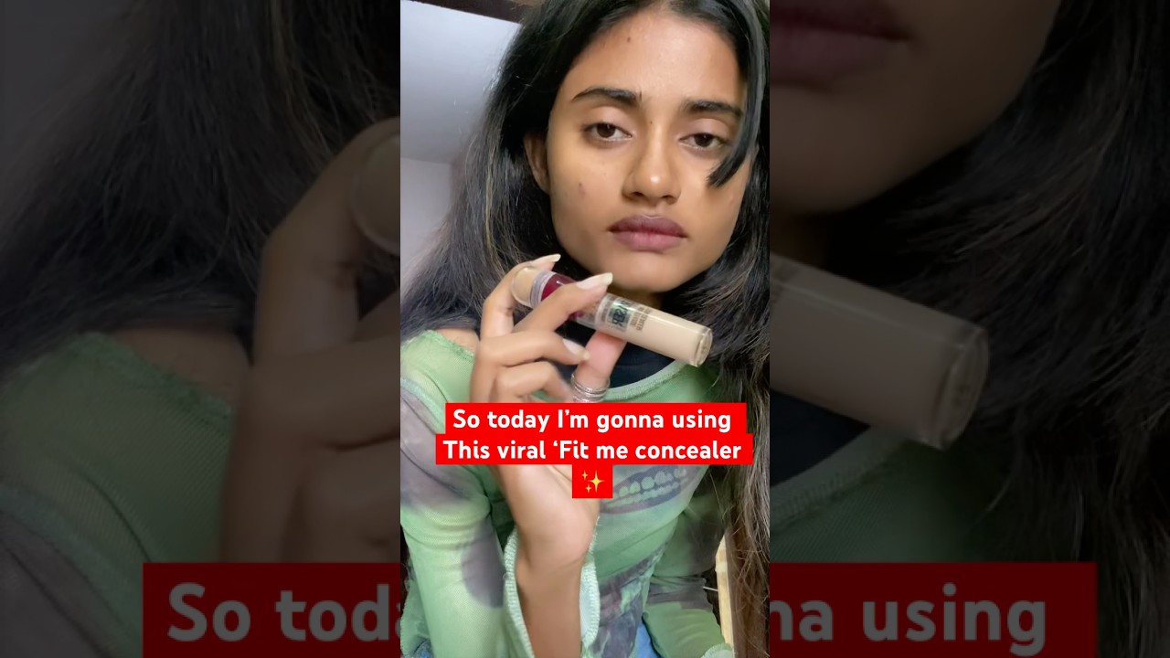 Reviewing maybelline fit me concealer 🖍️