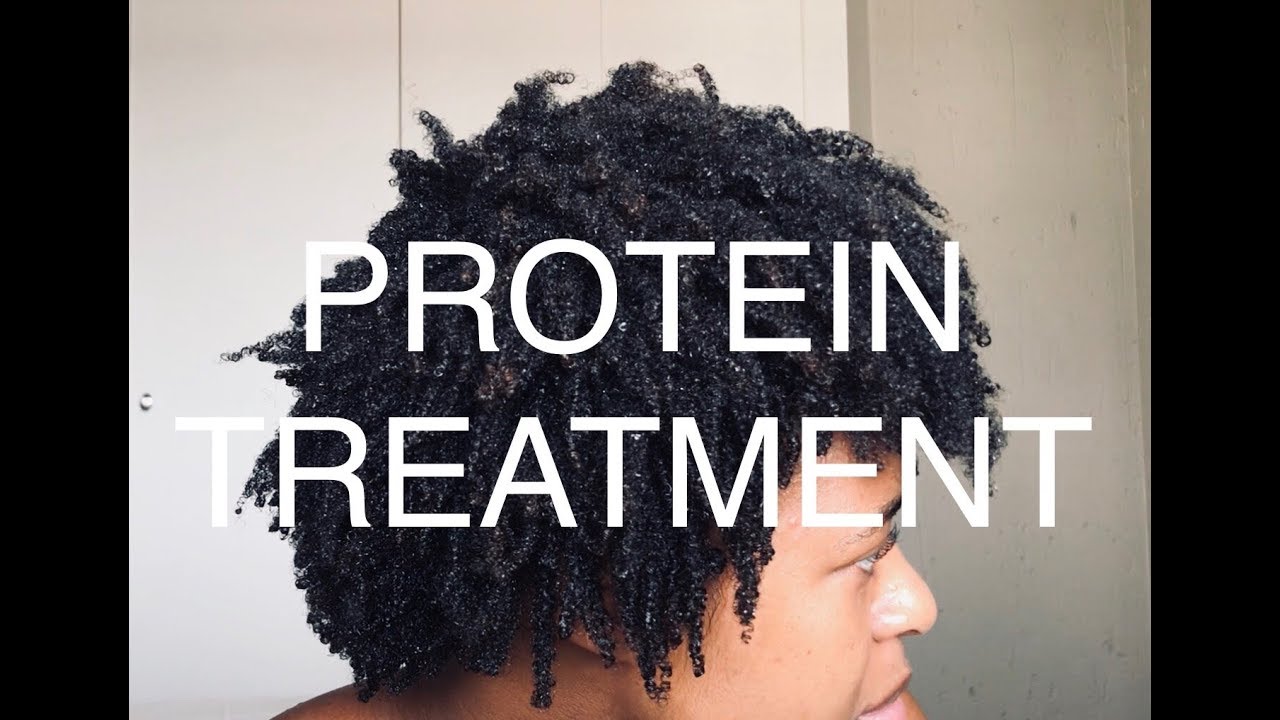 PROTEIN TREATMENT FOR 4C HAIR TUTORIAL
