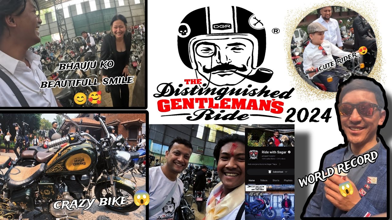 Distinguished Gentleman ride 2024 Golimandu family 500+bikes😱