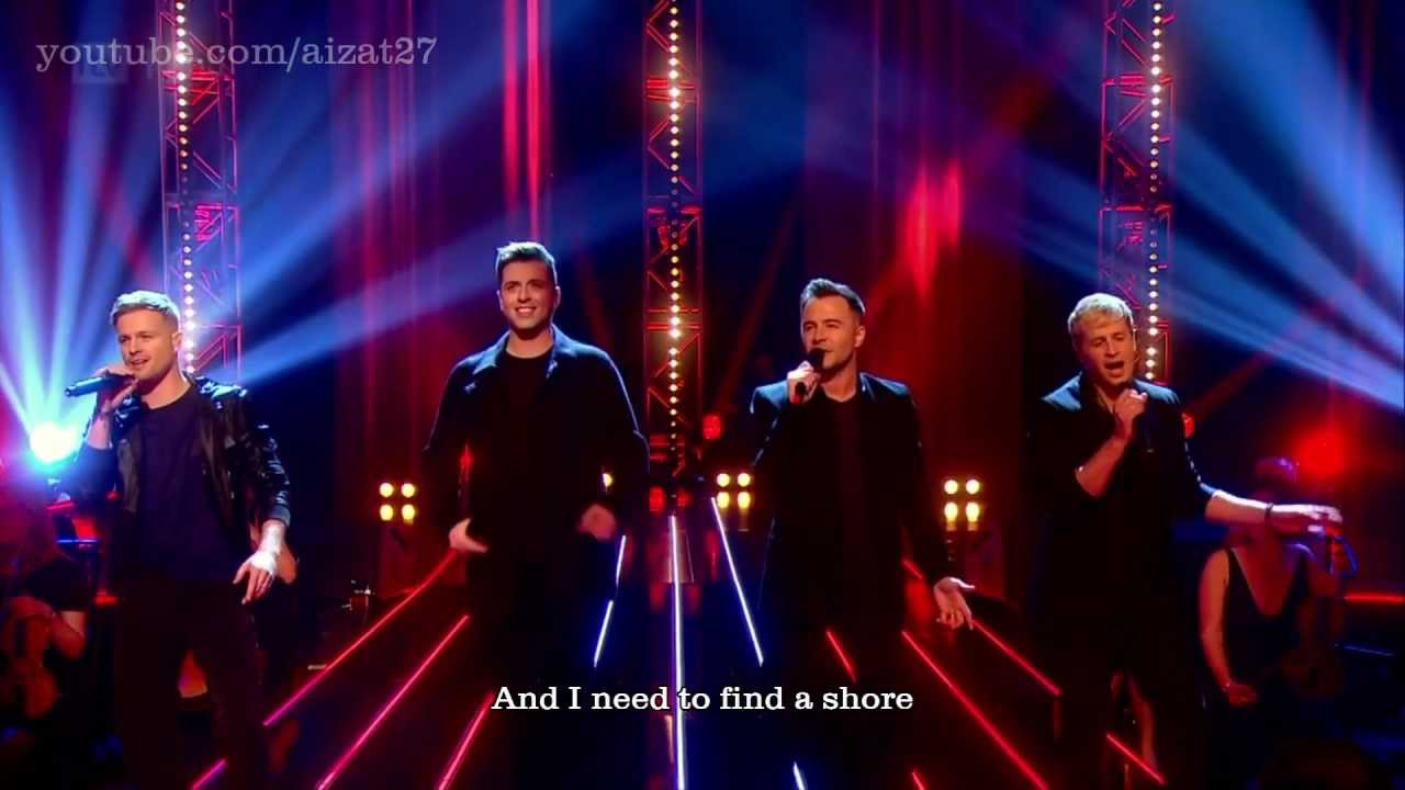 Westlife - Lighthouse (Live) HD - Lyrics on screen