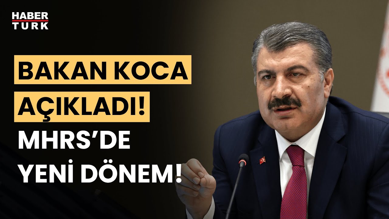 MHRS'de yeni dönem: Bakan Koca Onaylı randevu dönemi başlıyor!