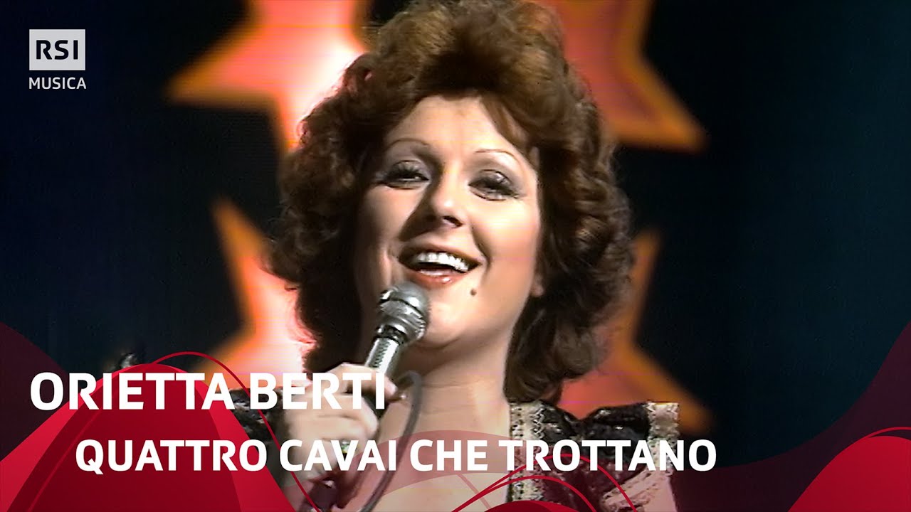 Orietta Berti - Quattro cavai che trottano | RSI Musica