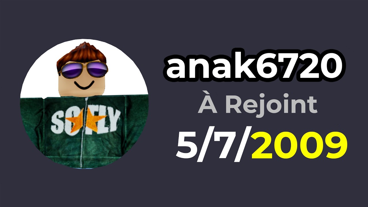 J'ai HACK&Eacute; mon ANCIEN compte Roblox