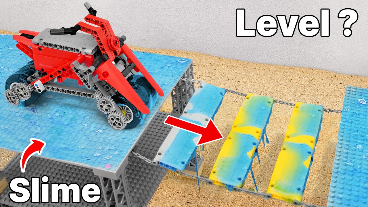 Ultimate Slime Bridge Challenge for LEGO Cars | FM LEGO Technic