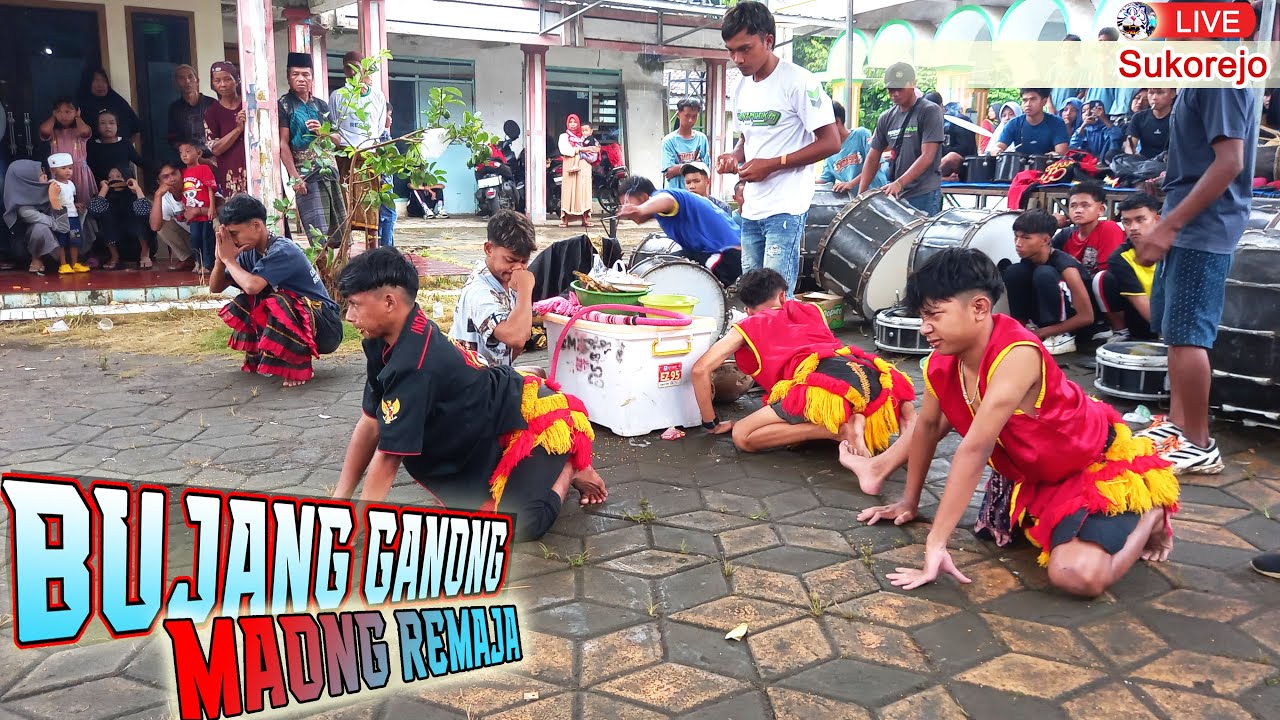 ATRAKSI JARANAN!!! BUJANG GANONG MAONG REMAJA LIVE SUKOREJO