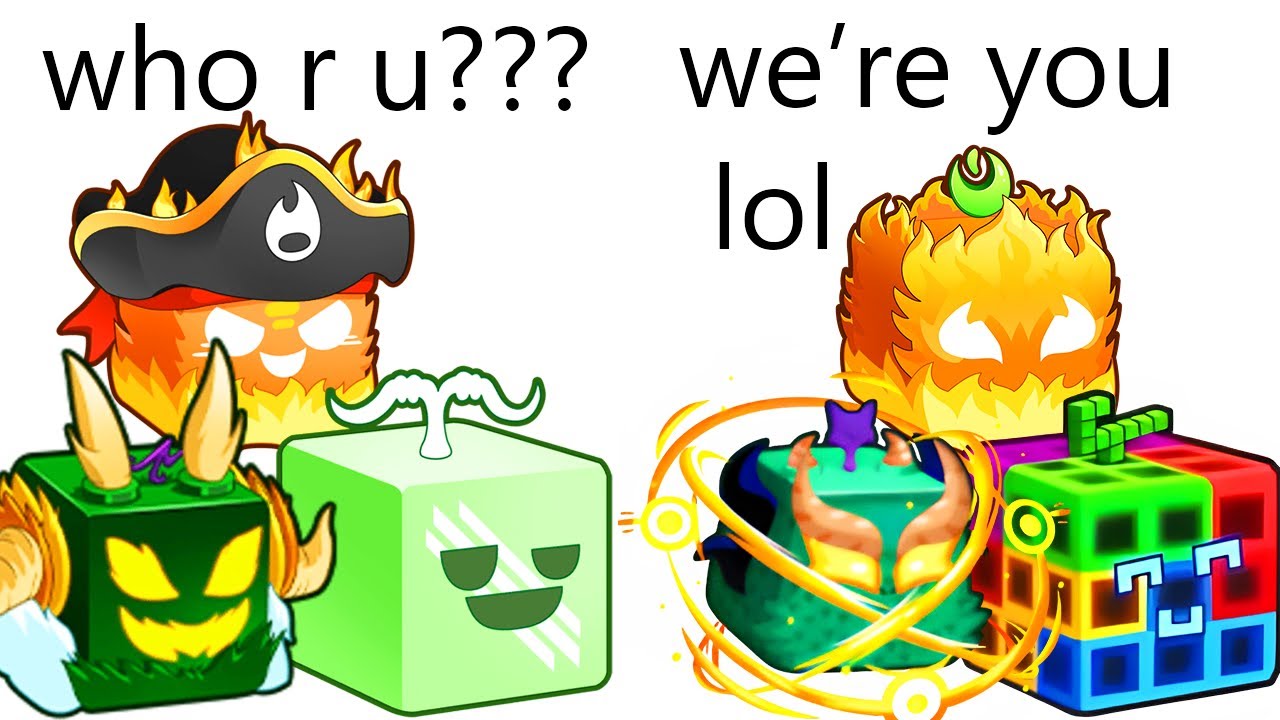 EVERY Blox Fruit Meets its OLD Version... (Meme)