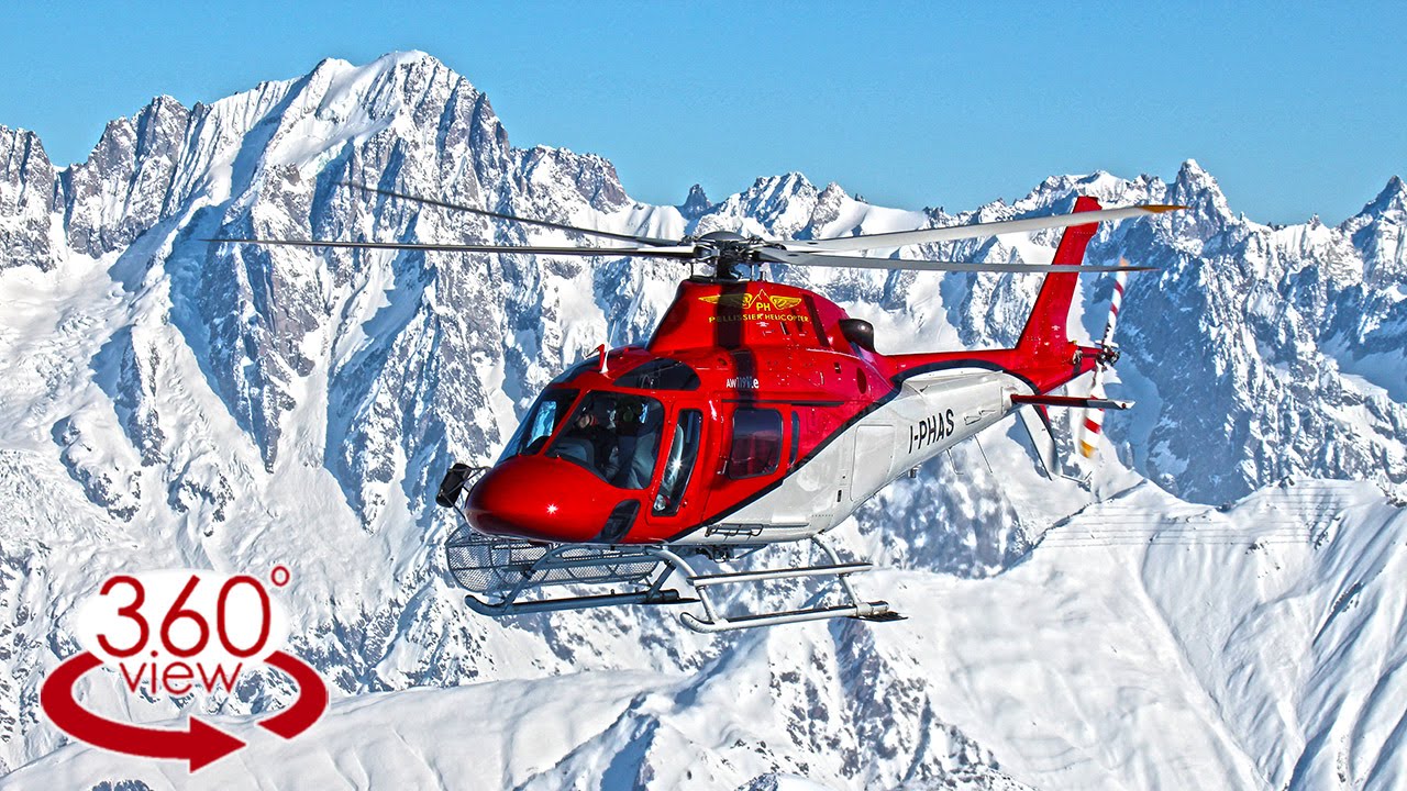 Mont Blanc 360 from Helicopter - Pellissier Helicopter