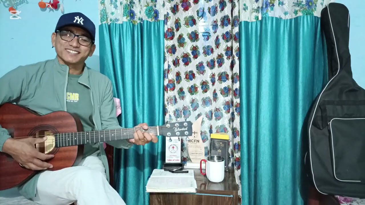 live with 🎸 my previous Christmas song 🎄 सिरीमा सिरि बतासै चल्यो।