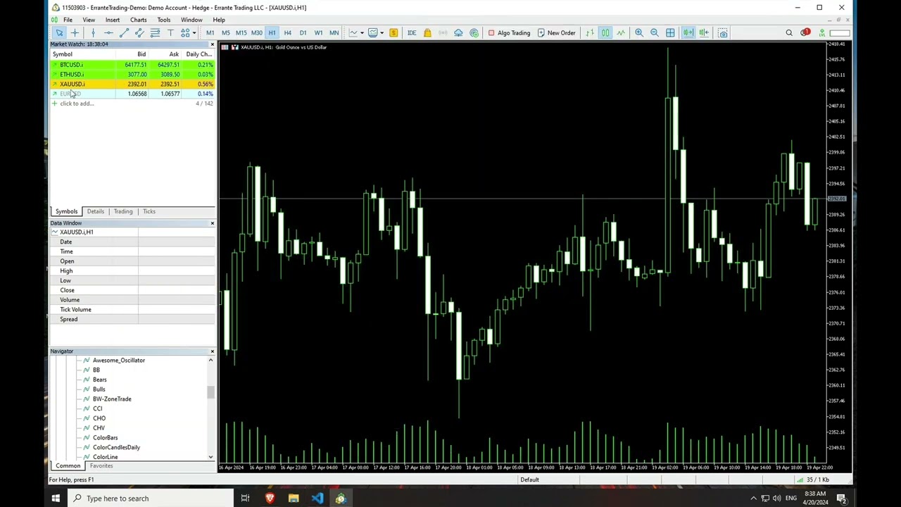 MetaTrader5 into Python | Grabbing Data | Tutorial