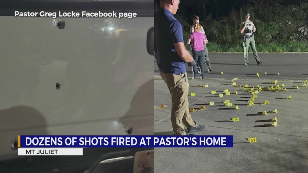 Dozens of shots fired at pastor's Mt. Juliet home