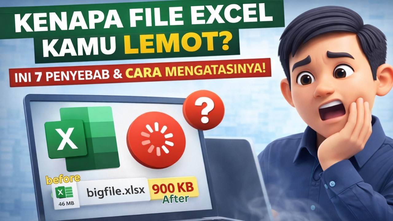 Kenapa File Excel Kamu Lemot? Ini 7 Penyebab & Cara Mengatasinya!