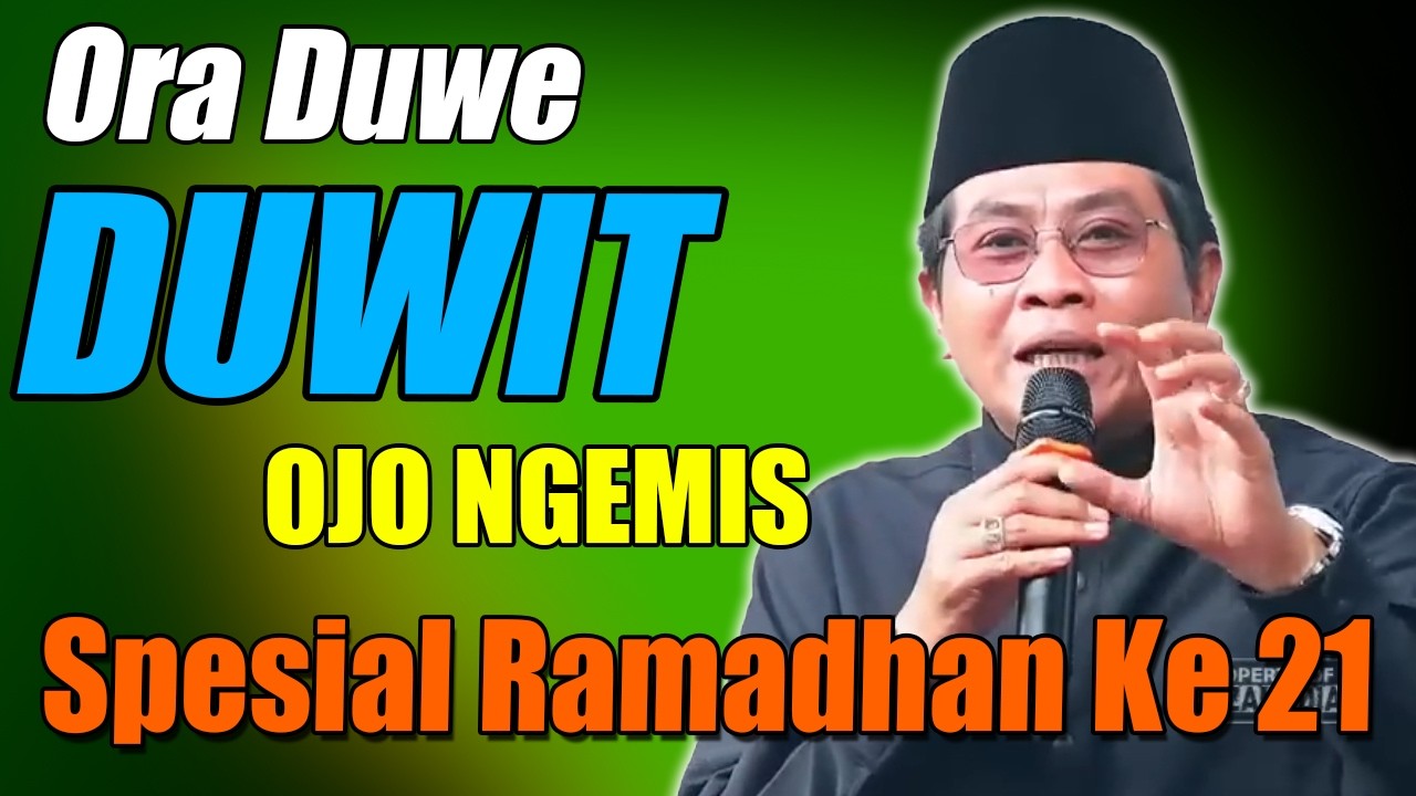 KH Anwar Zahid Bikin Jamaah Sadar Miskin Itu Ujian, Bukan Alasan Ngemis