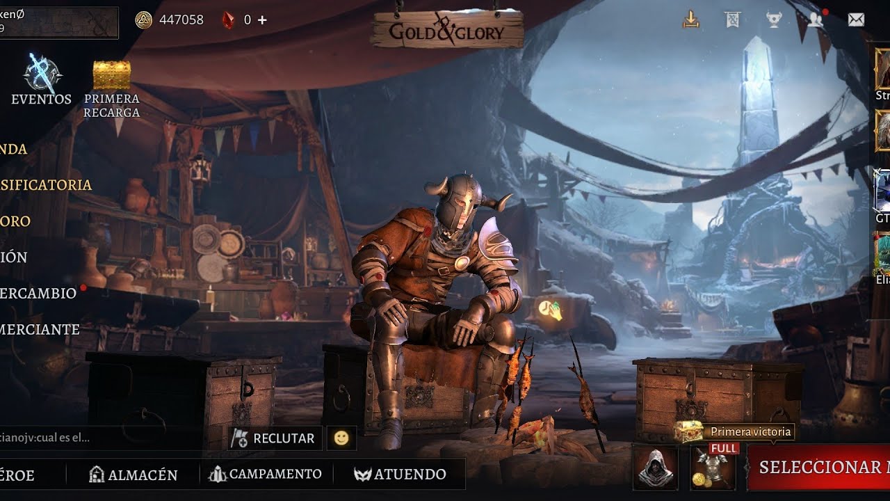Guerrero full legendario en solo desafío Siel White Death 