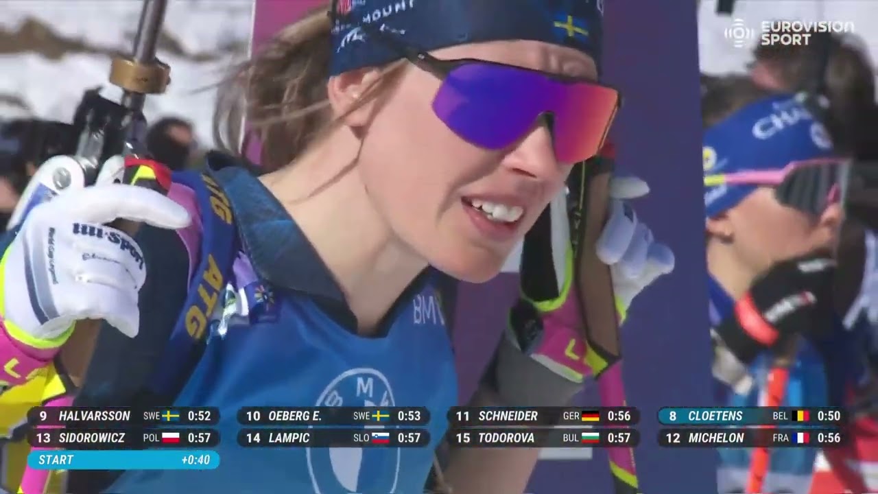 Biathlon World Championship 2025, Race 4, Pursuit Women, Lenzerheide, Switzerland