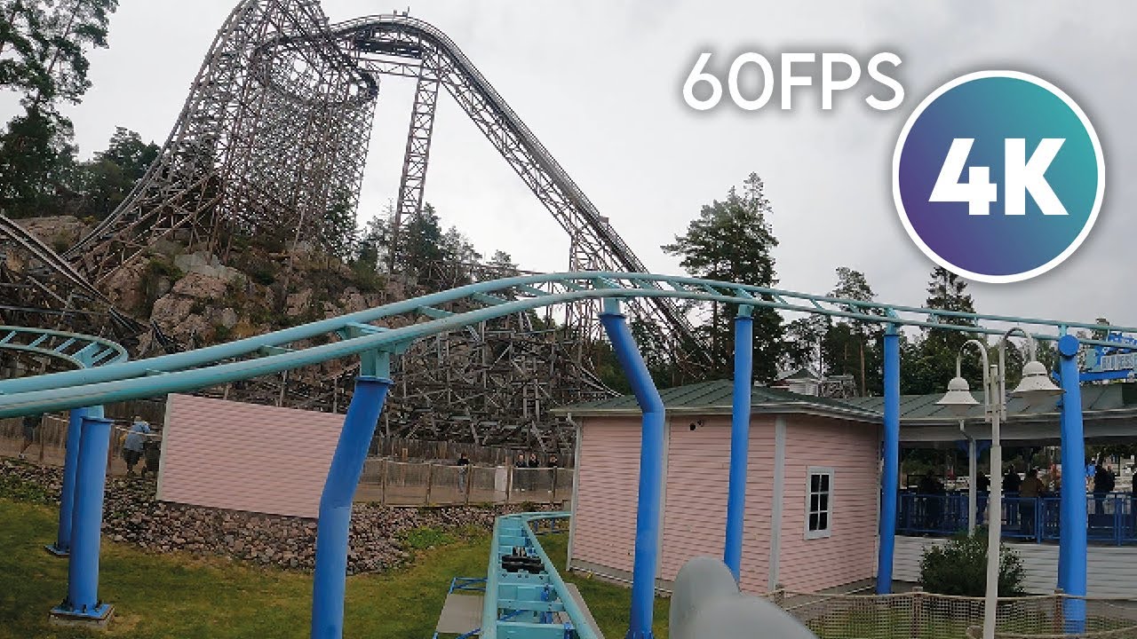 Delfinexpressen - Kolm&aring;rden (4K 60fps On-ride POV)