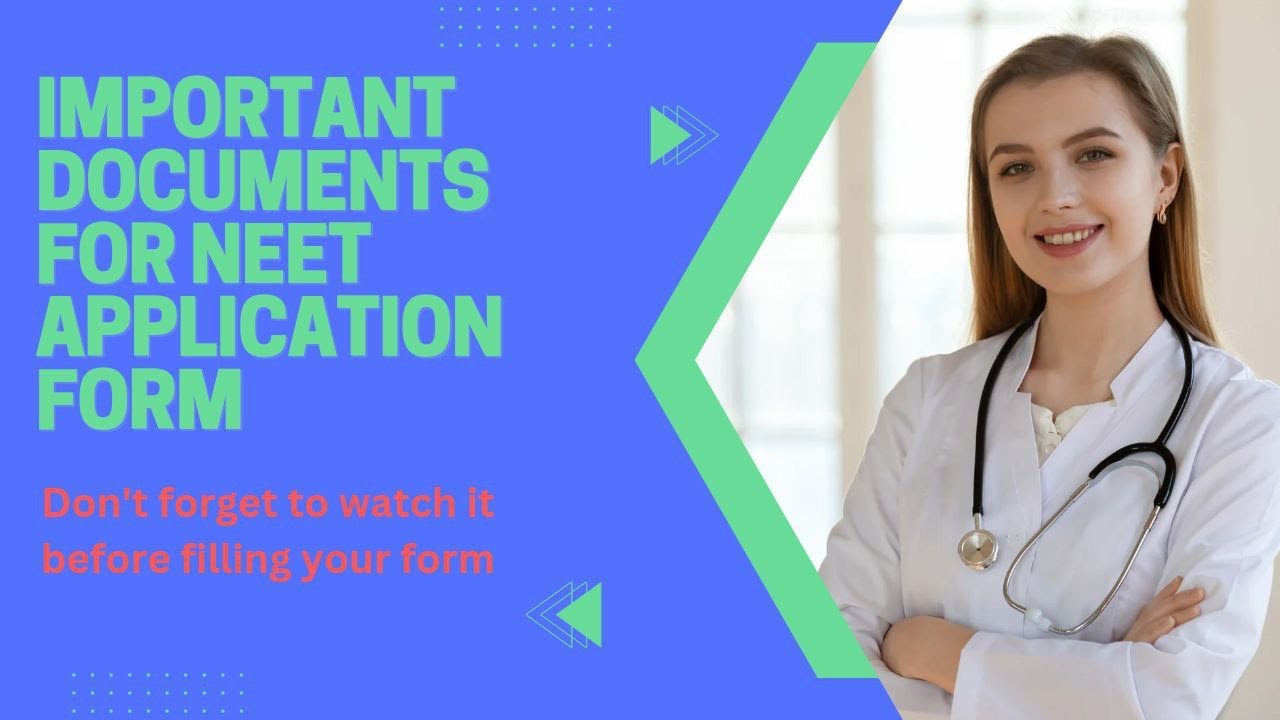 Required documents during NEET application form filling | Urgent video for NEET appearing students