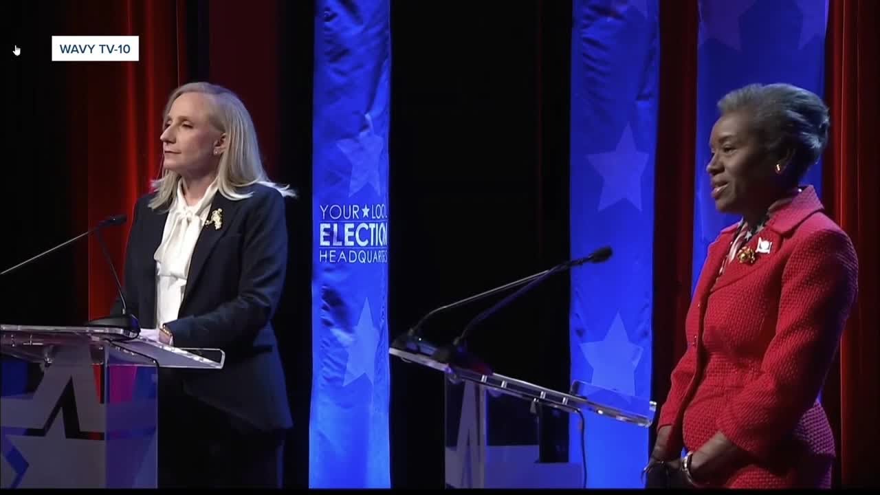 Who won Spanberger v. Earle-Sears debate