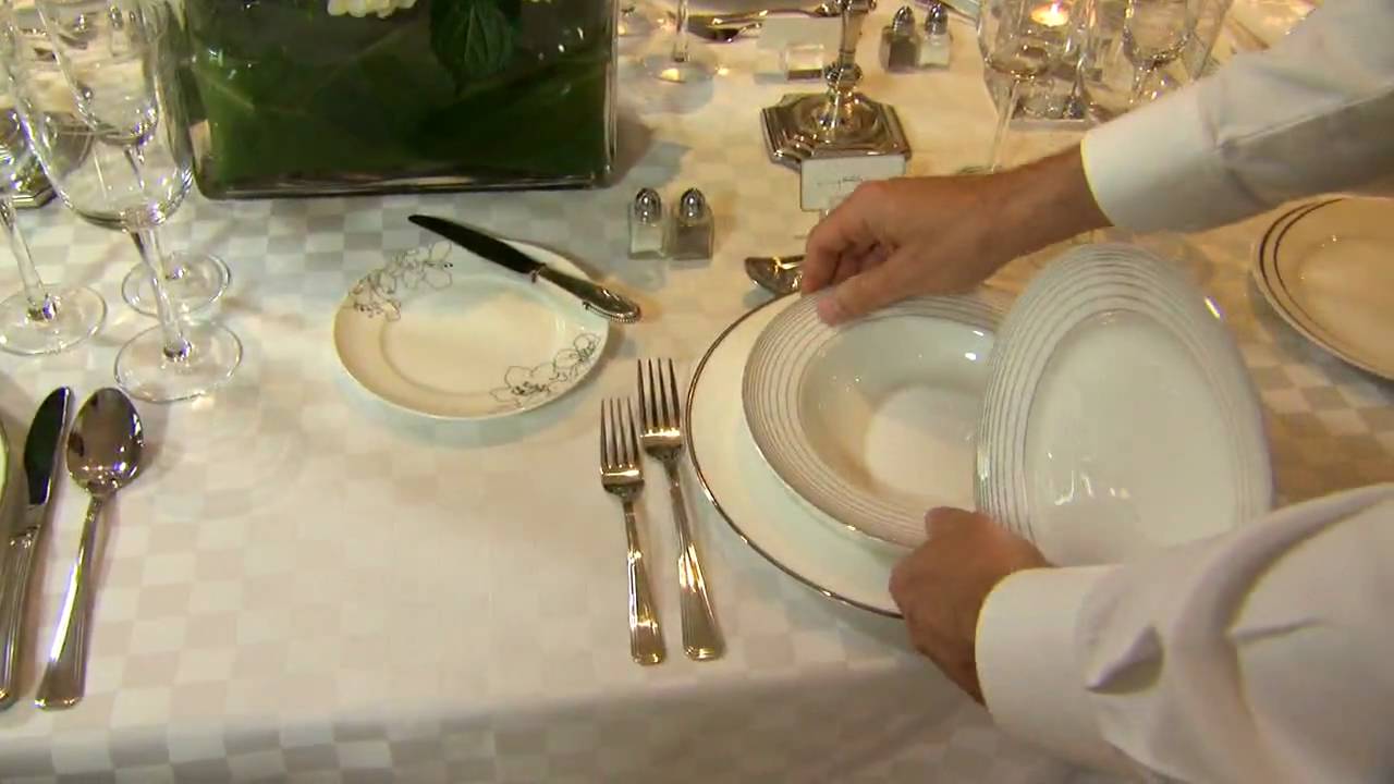 How to Set a Formal Dining Table - Part 2