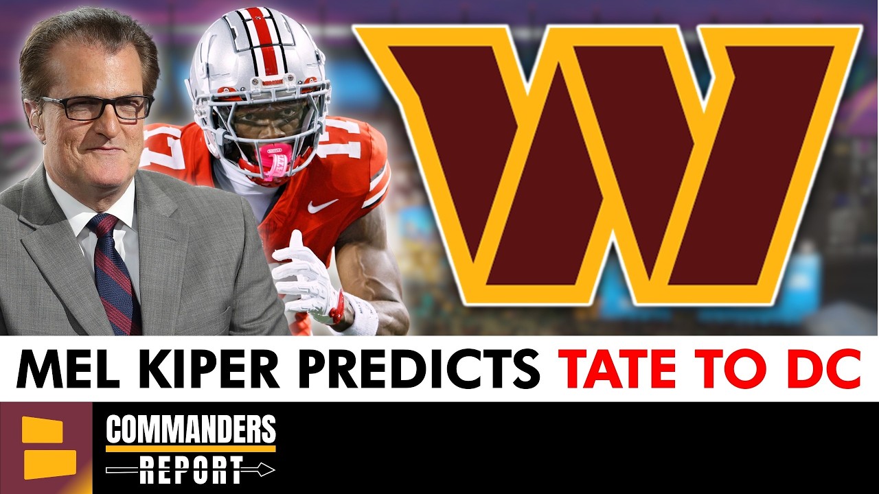 Mel Kiper Jr. Has The Commanders Drafting The #1 Wide Receiver In The Class In His FINAL Mock Draft