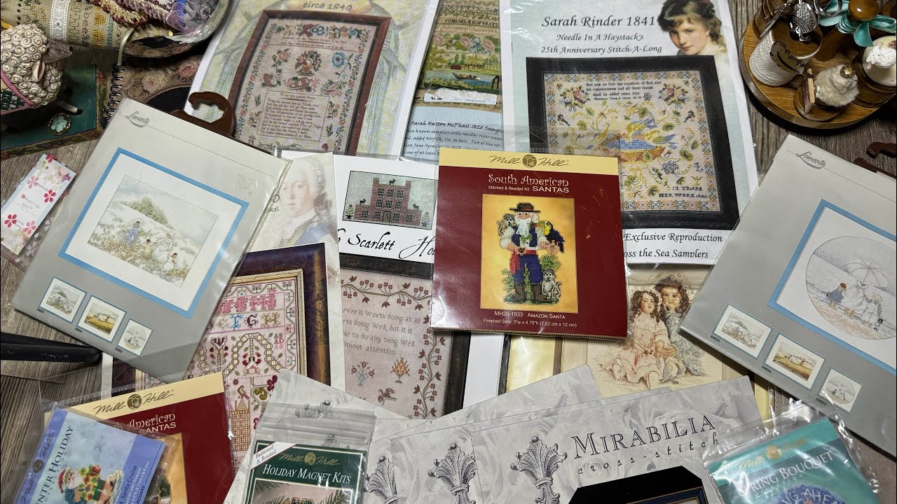 Вышивальные покупки и подарки. 🎁 Lanarte, Mill Hill, Samplers