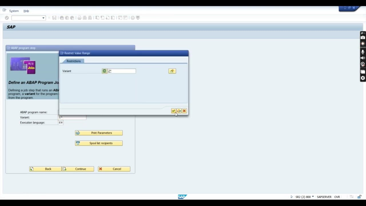 SM36 SM37 Планирование фоновых заданий в SAP | Планирование периодических заданий SAP и отчет для...