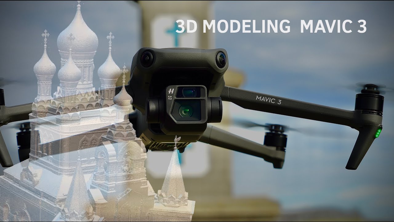 Mavic 3 - modélisation 3D par photogrammétrie
