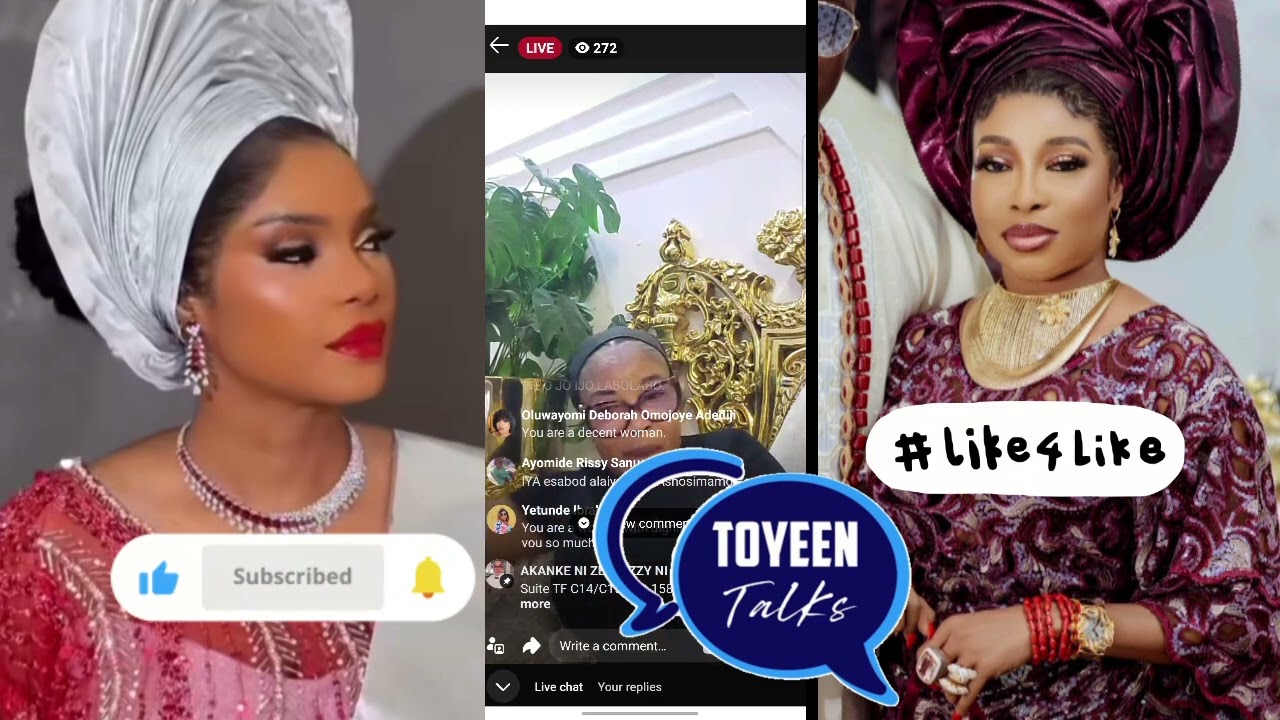 ALHAJA LIZZY ANJORIN DON TALK SAY IF ANYBODY WAN MAKE AM ..MAKE DEM AVOID ACTRESS IYABO OJO .NA TRUE
