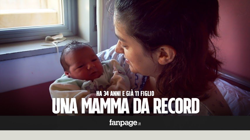 Ha 34 anni anni e 11 figli, Cristina è una mamma da record: 