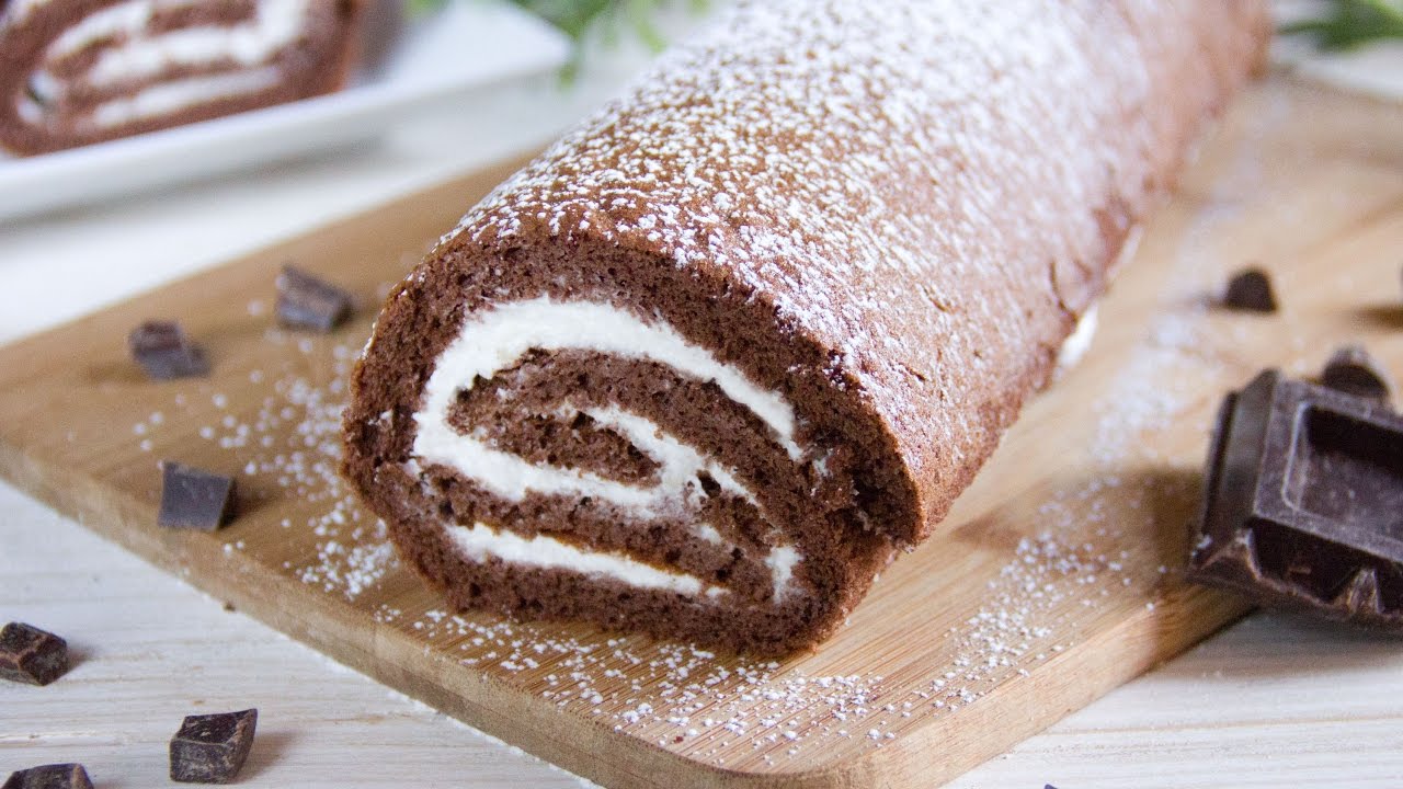Rotolo al cacao con crema di latte facilissimo - Lo preparerai tutte le settimane! Ricetta.it