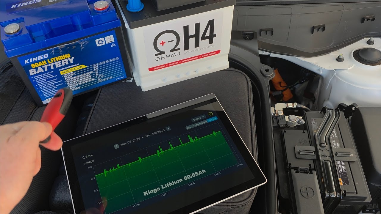 Сравнение химического состава аккумулятора Kia EV5 (AUS) 12 В — литий, натрий и свинцово-кислотный