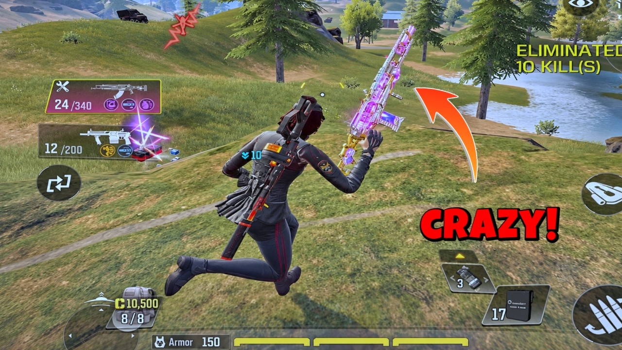 Crazy Lobby AK 47 Laser Custom Full CODM BR Gameplay Call of Duty Mobile COD Mobile!
