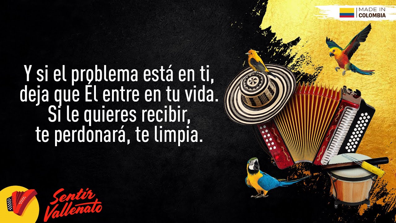Gracias Mi Dios, Los Diablitos, Video Letra - Sentir Vallenato