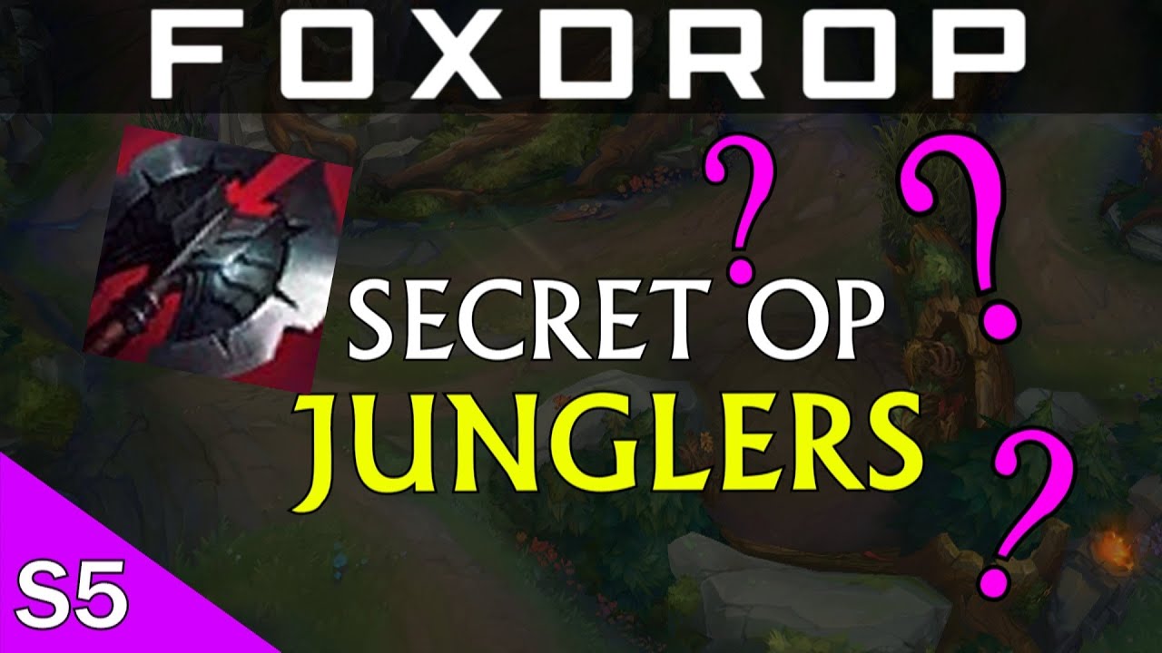 Patch 5.8 - Hidden OP Junglers (New Black Cleaver!)