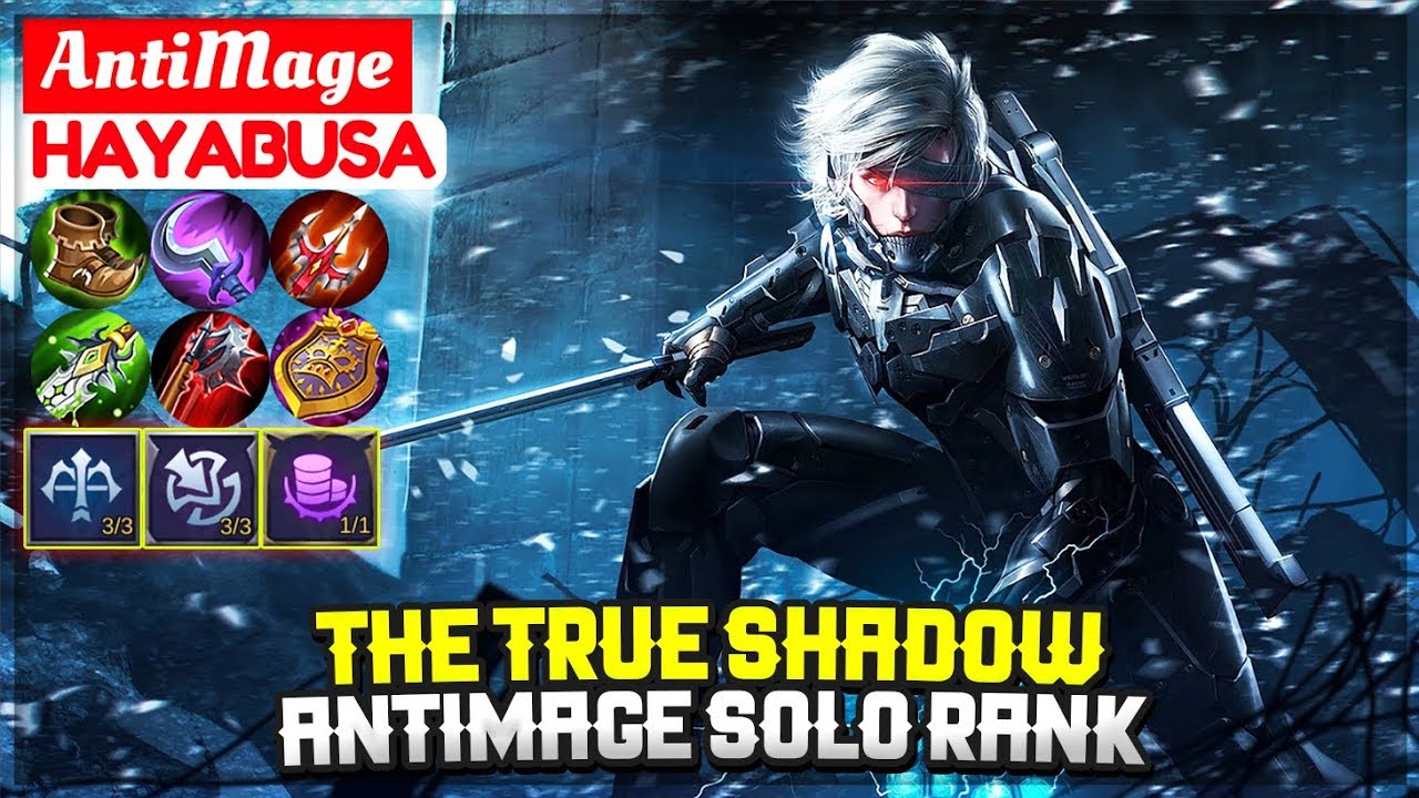 The True Shadow, Antimage Solo Rank [ AntiMage Hayabusa ] Mobile Legends